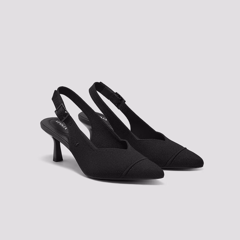 Pointed-Toe Slingback Heels (Addison)