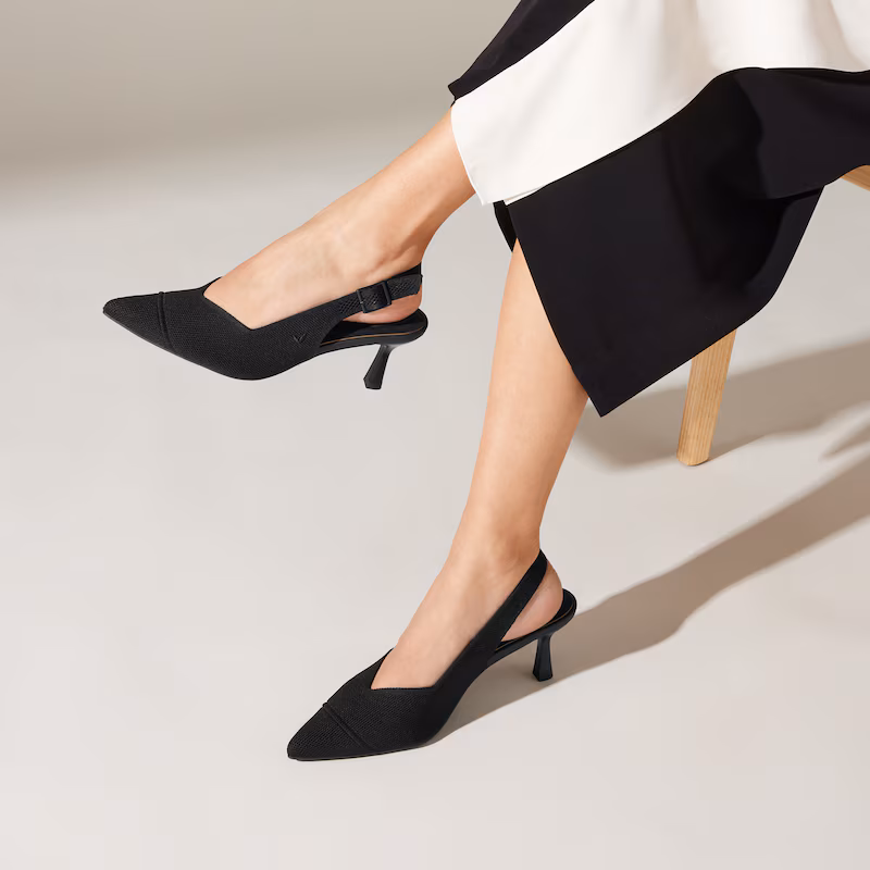 Pointed-Toe Slingback Heels (Addison) - Image 4